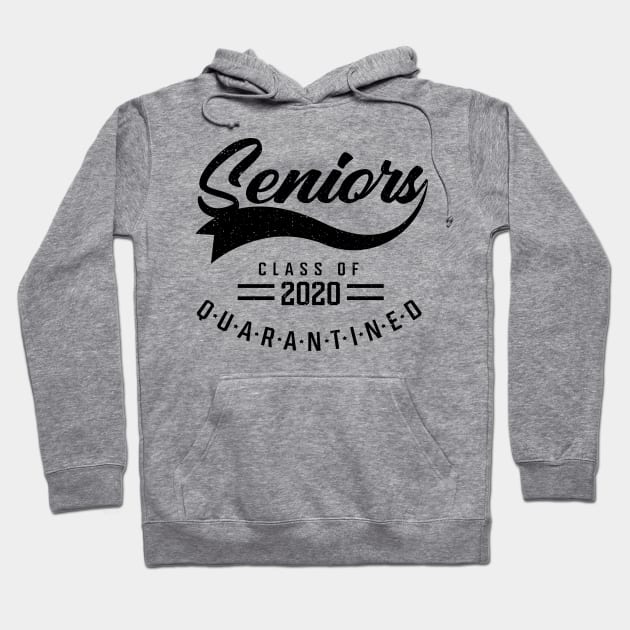 Seniors 2020 Quarantined Corona Virus Graduation Toilet Paper Hoodie by Diogo Calheiros